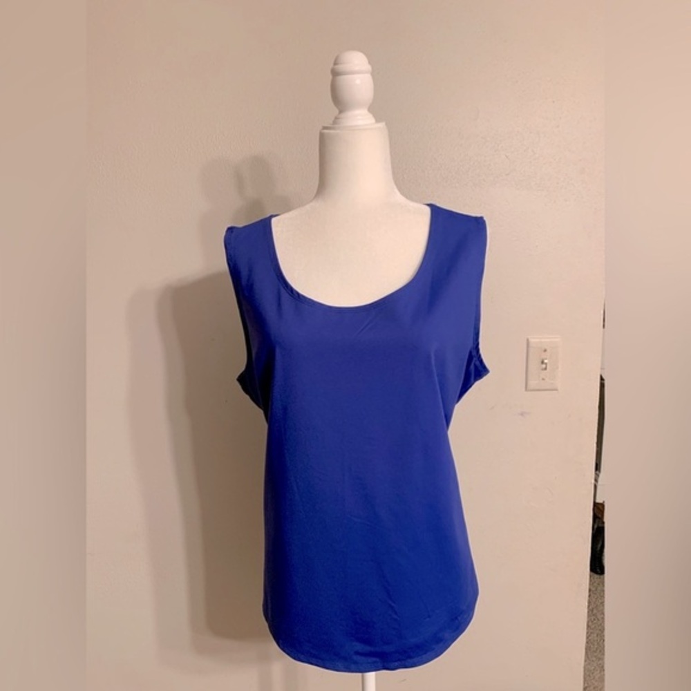 Ruby Rd. Blue Tank Top Sleeveless Style
